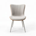 Fabric Upholstered Dining Chair for Home or Office Use – Metal and Wood – 45 x 45 x 85cm