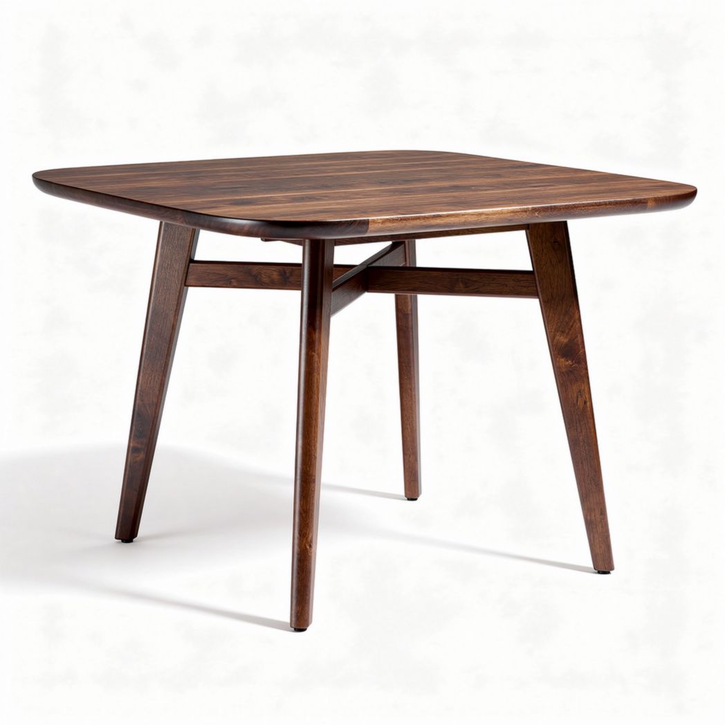 Wooden Square Dining Table – Suitable for Casual Dining Spaces – Made from Solid Wood – 80 x 80 x 75cm