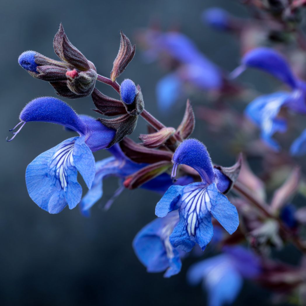 Salvia Guaranitica Seeds — 10/50/100 Seeds, Blue Anise-Scented Sage(10 Seeds)
