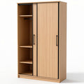 Wooden Wardrobe with Adjustable Shelves and Hanging Rod – 90 x 45 x 180cm