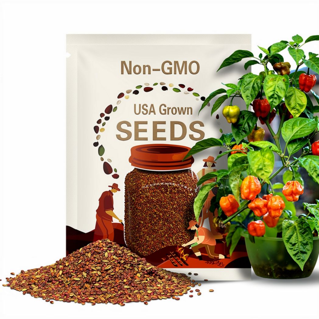 Scotch Bonnet pepper seeds(8 Seeds)