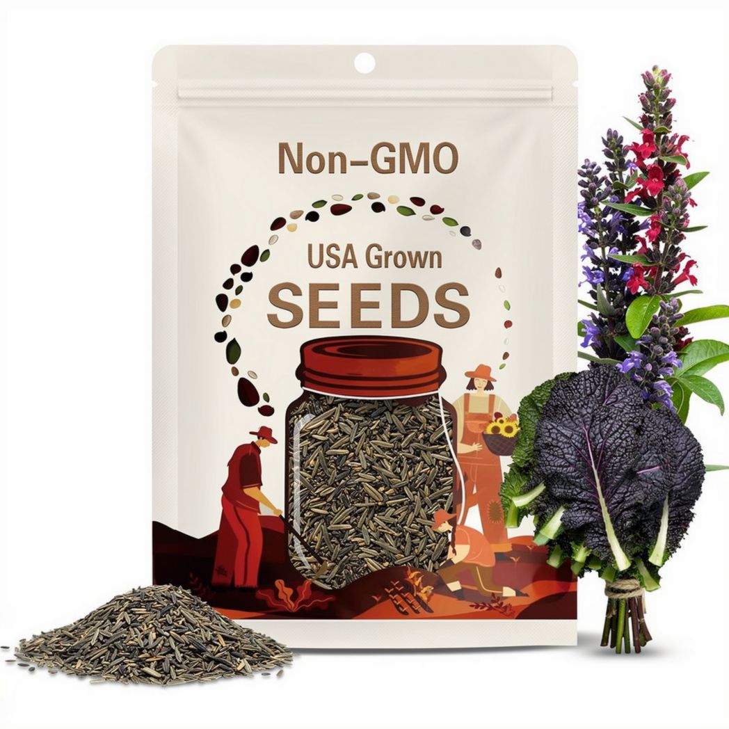 40/200/400 Seeds Red Mustard Seeds for Planting, Red Giant Mustard Seeds, Gai Choy Seeds(40 Seeds)