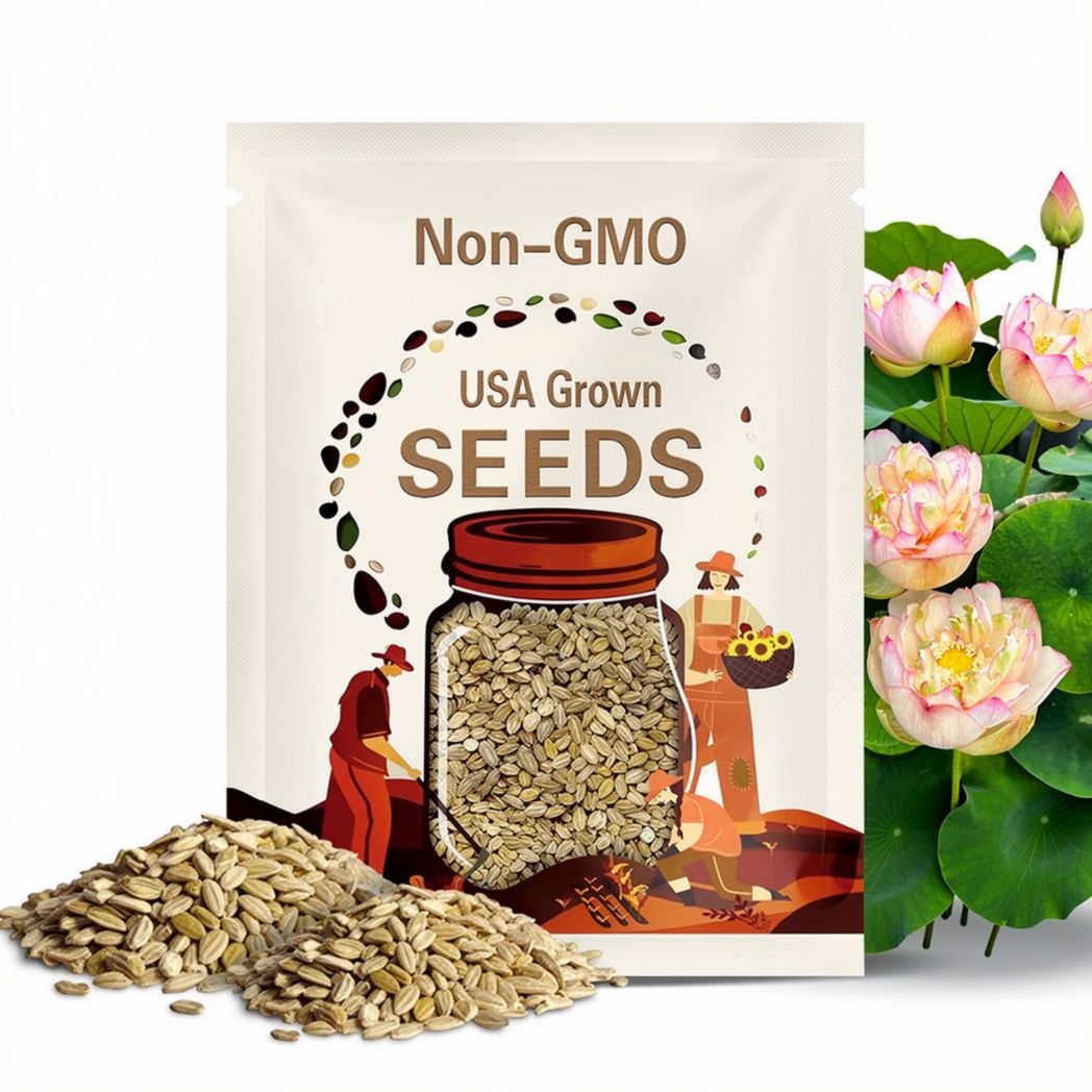 2/10/20 Rare Seeds| Nanjing Love Lotus Seeds  - Indian Lotus (Nelumbo nucifera) Seeds - Flower Seeds(2 Seeds)