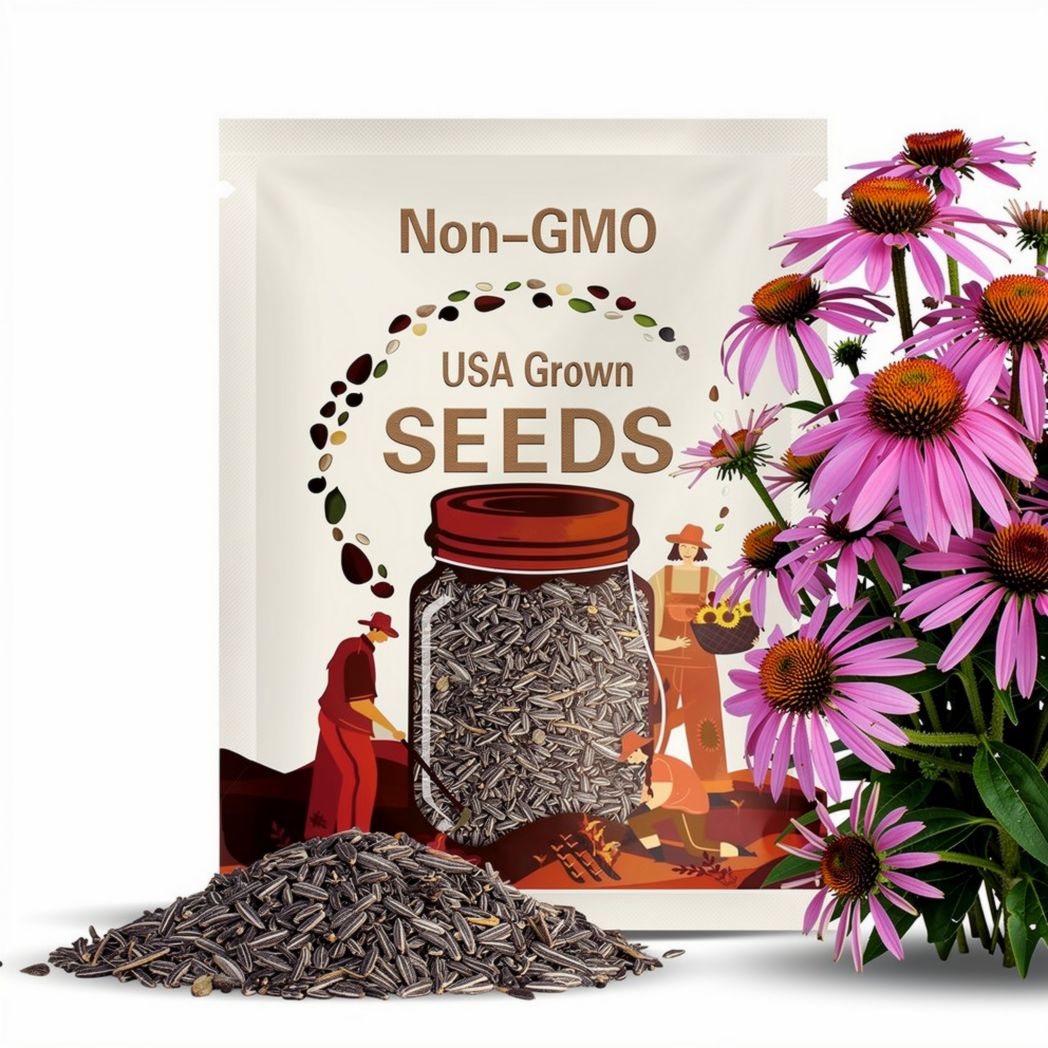 Purple Coneflower Seeds (Echinacea purpurea)(10 Seeds)