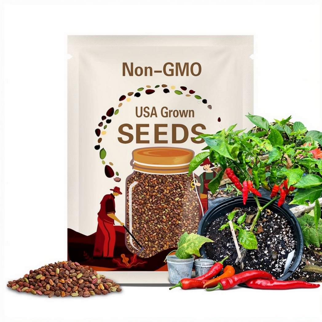 Pepper Traditional chili peppers Tibetan Lhasa seeds 4/20/40(4 Seeds)