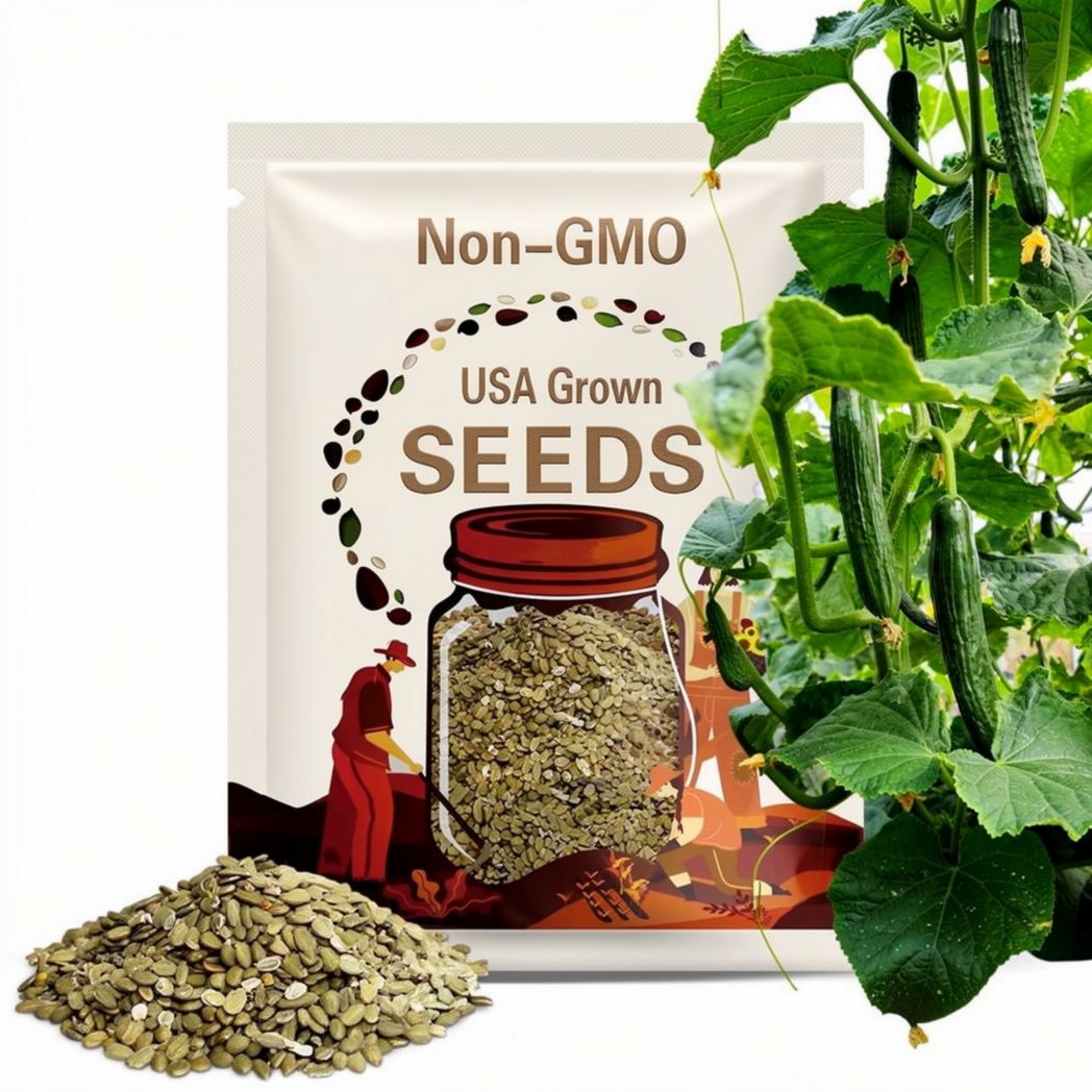 Beit Alpha Cucumber Seeds 10+ Persian Vegetable Garden NON-GMO USA(10 Seeds)
