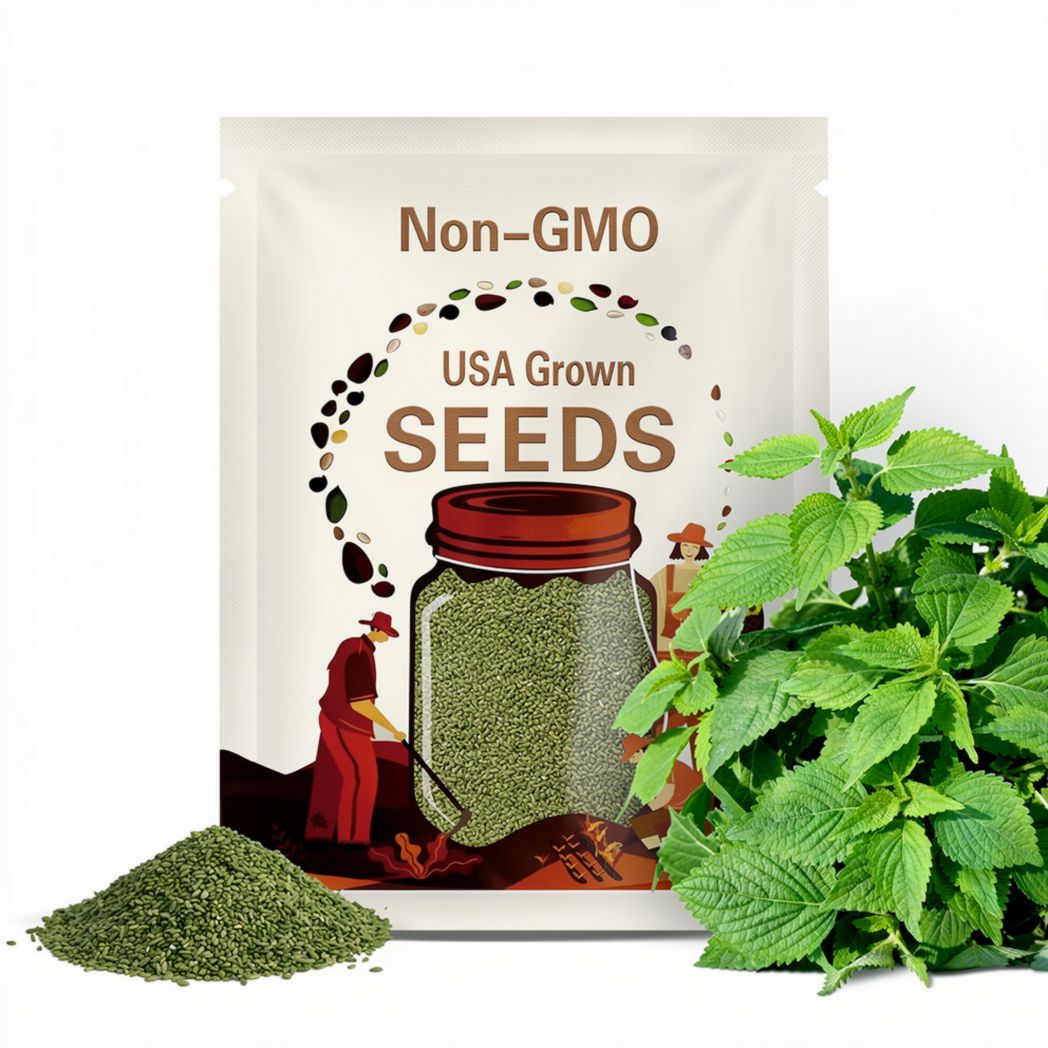Green Shiso Seeds 2/10/20+ Perilla Herb Asian Mint Cuisine Annual USA(2 Seeds)