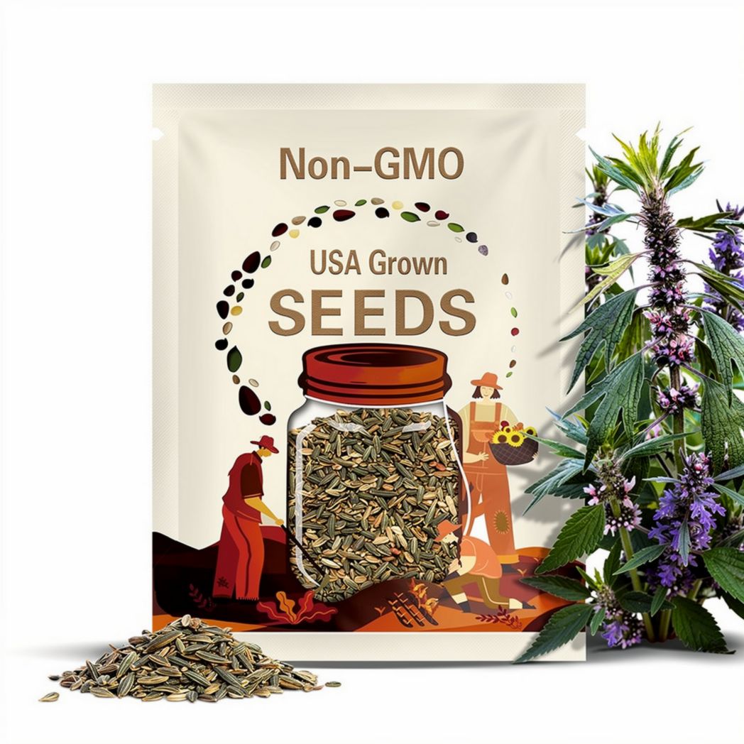 8/40/80 MOTHERWORT (Lions Tail / Heartwort) Leonurus Cardiaca Herb Flower Seeds(8 Seeds)