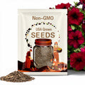 Petunia Seeds - Supercascade Series Burgundy (Pelleted) | Large Cascading Blooms, Deep Burgundy Grandiflora(20 Seeds)