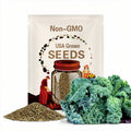 Kale Seeds - Organic, Heirloom, Open Pollinated, Non GMO - Grow Indoors, Outdoors, In Pots, Grow Beds, Soil, Hydroponics  Aquaponics(5 Seeds)