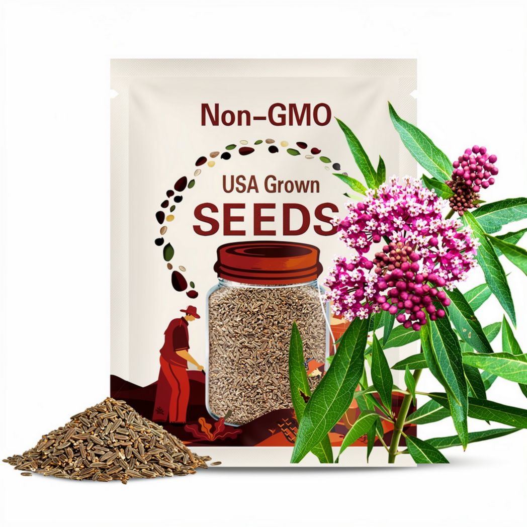 Swamp Milkweed Seeds (Asclepias incarnata)(4 Seeds)
