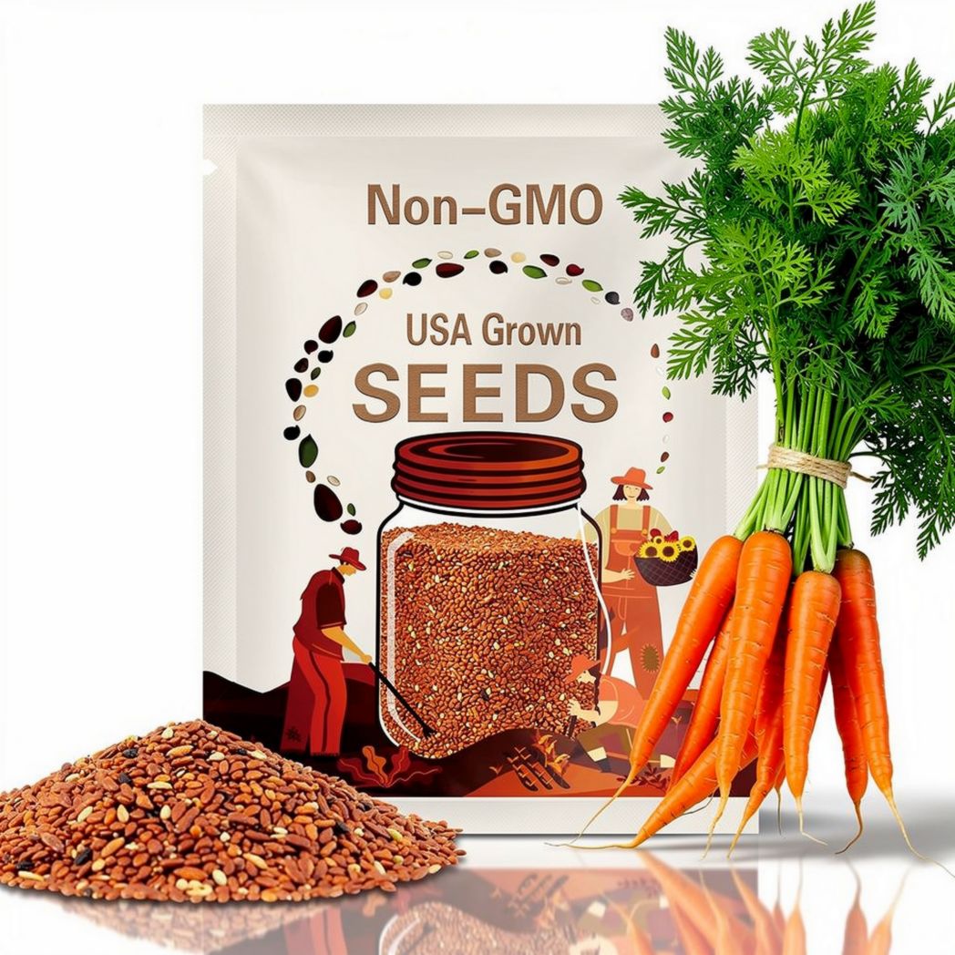 80/400/800+DANVERS CARROT Seeds Organic Non Gmo Native Heirloom Vegetable Garden Container Easy(80 Seeds)